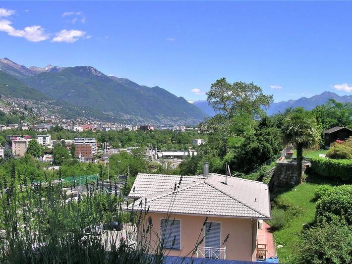 Ferienwohnung für 4 Personen, mit Balkon und Ausblick in Ascona