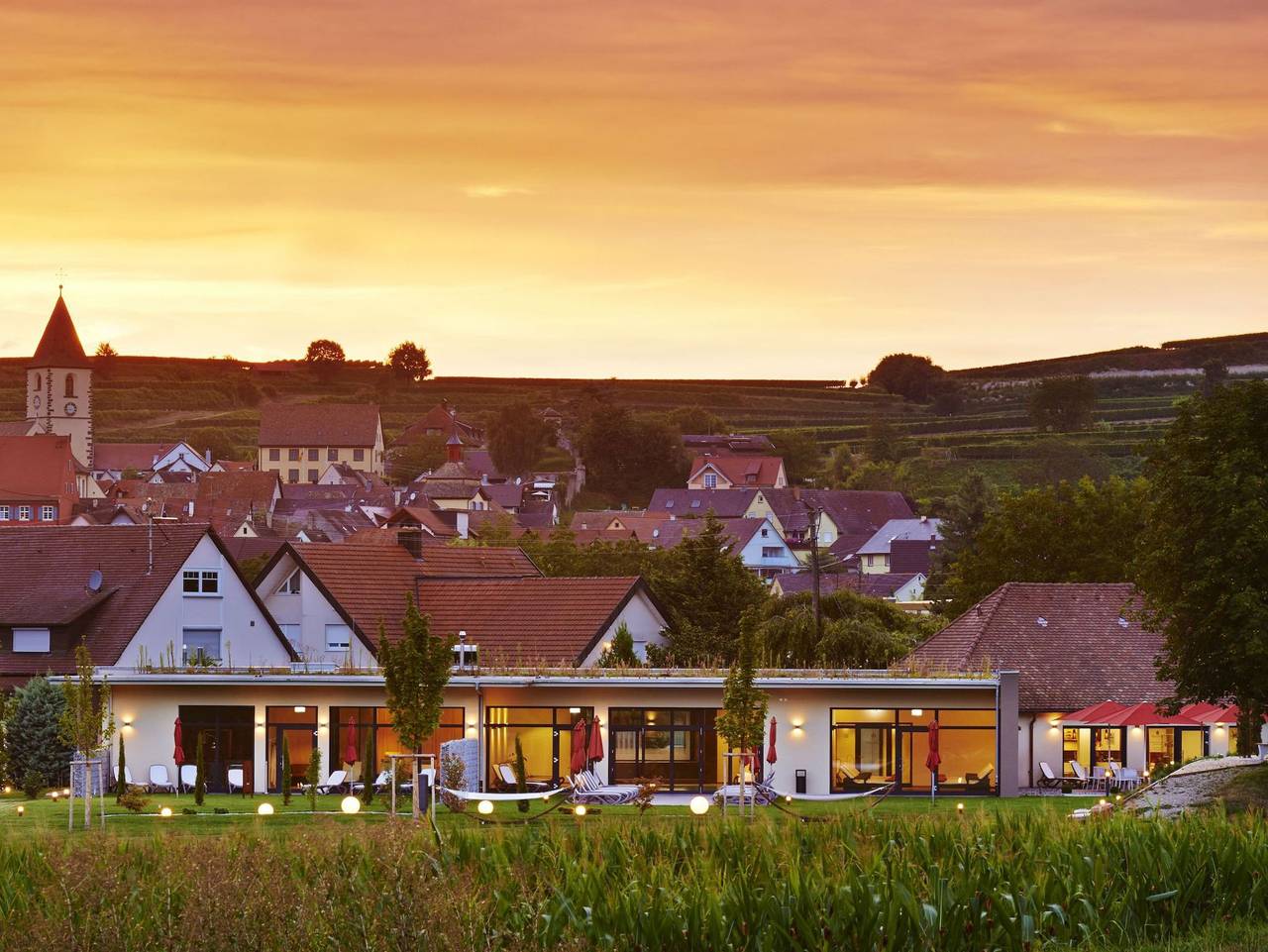 Kreuz-Post Hotel-Restaurant-Spa - Einzelzimmer Standard mit Dusche und Wc in Burkheim, Vogtsburg im Kaiserstuhl