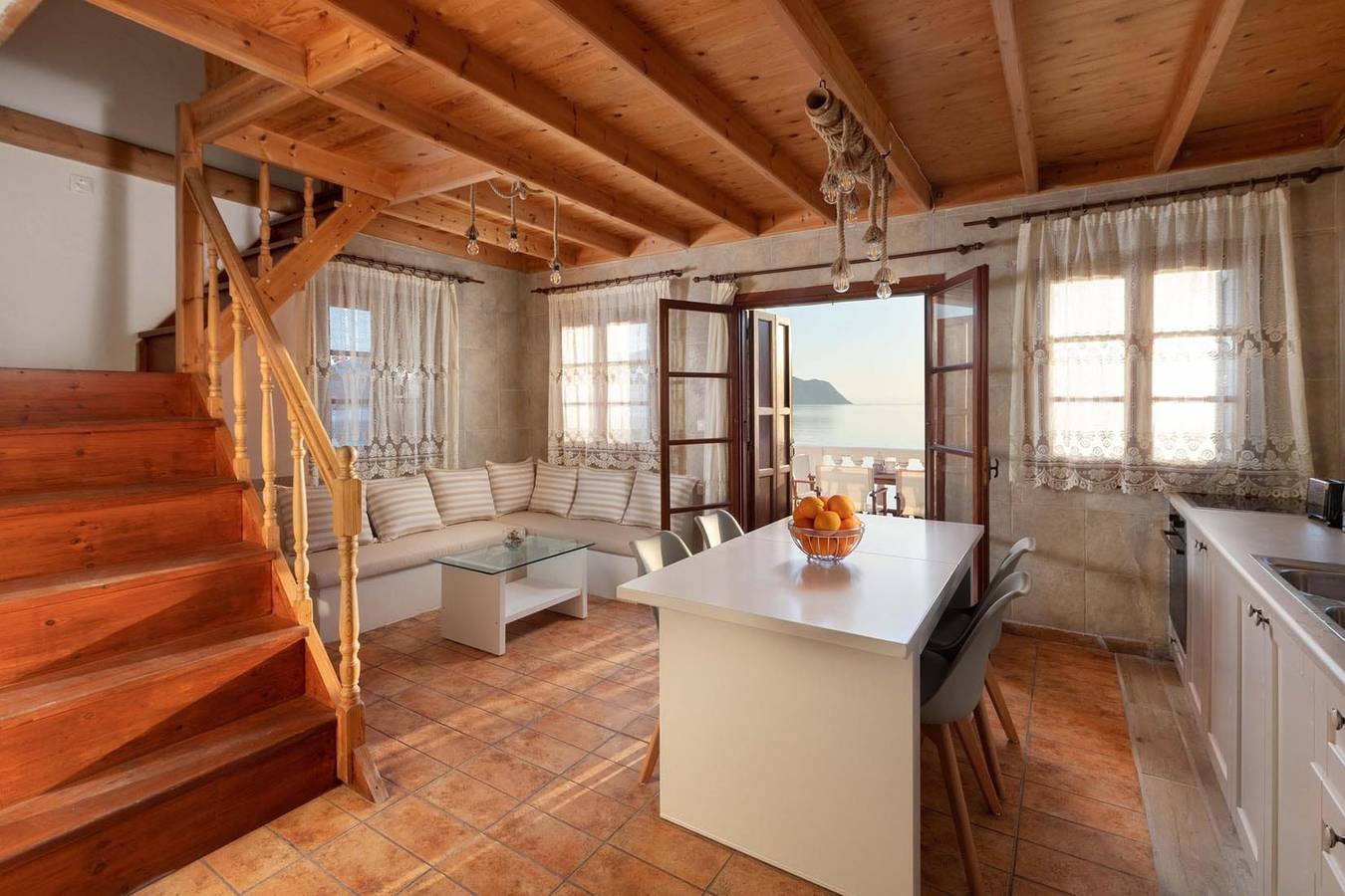 Villa für 4 Personen mit Meerblick in Rhodos