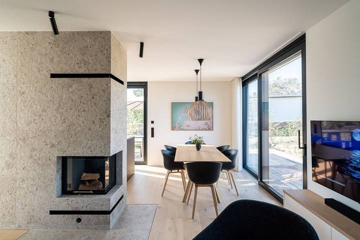 Ferienhaus für 6 Personen, mit Balkon und Terrasse sowie Garten und Sauna in Dierhagen - 2