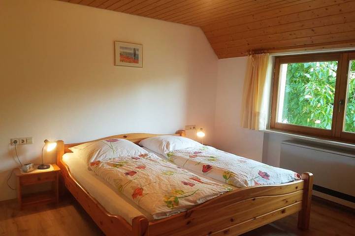 3-Raum-Ferienwohnung Baindtlehof , Dusche/Wc, 63 qm, Og - Miller's Biohof in Markdorf, Region Bodensee-Oberschwaben