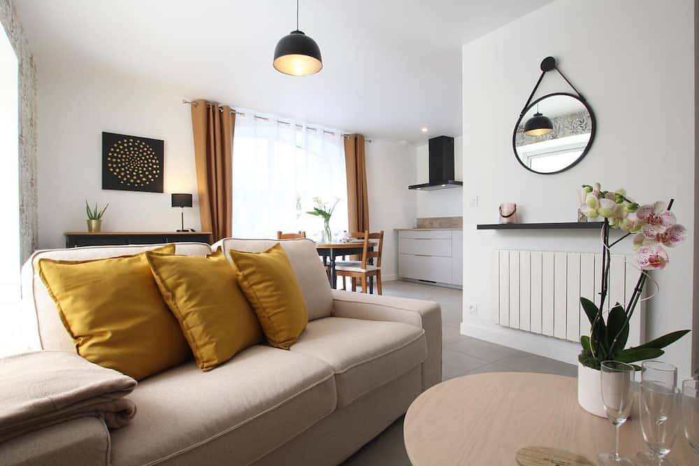 Gîte Justine : Confort pour 4 pers. Animaux Ok, Parking, Jardin in Port-Bail-sur-Mer, Côte de la Déroute
