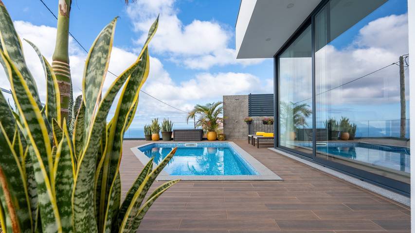 Ferienhaus für 6 Personen, mit Garten und Meerblick sowie Pool - 1