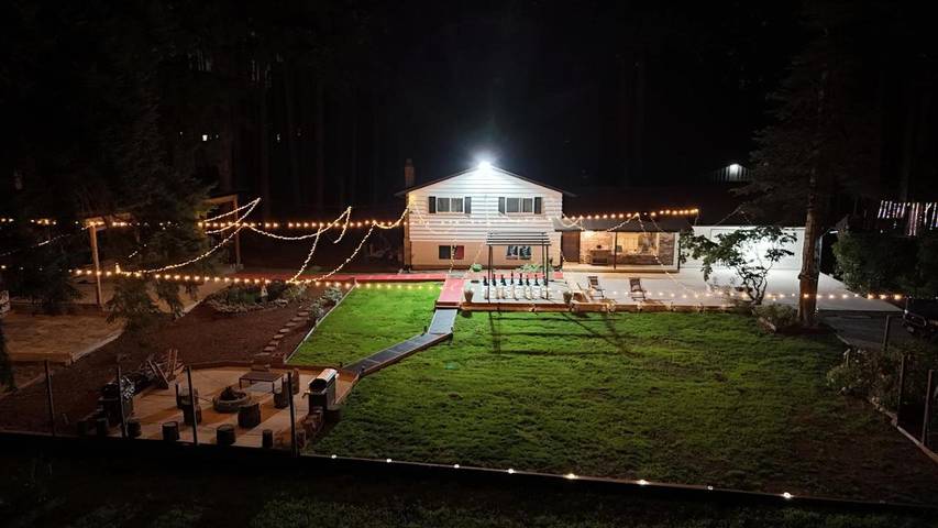 Ferienhaus für 4 Personen, mit Seeblick und Garten sowie Ausblick in Washington