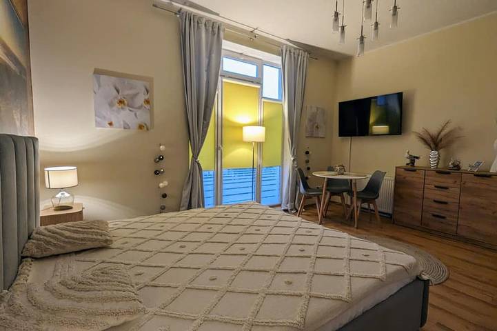 Ganze Wohnung, Gemütliches Studio-Appartement/150m Strand/Zentral/ca.30qm/3 Personen in Swinemünde, Stettiner Haff
