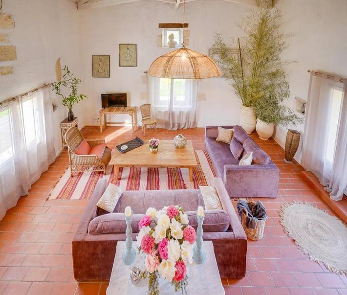 Location de vacances pour 4 personnes, avec jardin et vue à Tresses - 2