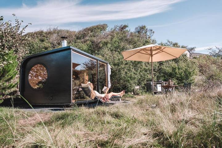 Camping für 2 Personen, mit Garten und Terrasse sowie Ausblick in Dänemark an der Nordsee