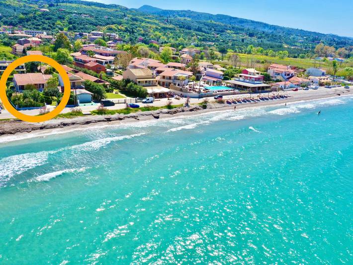 Appartement de vacances pour 4 personnes, avec Balcon ainsi que Terrasse et Jardin à Corfou