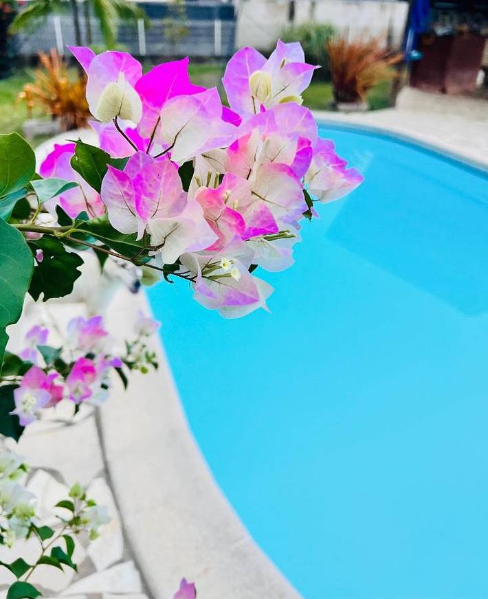 Maison de vacances pour 4 personnes, avec vue ainsi que piscine et jardin
