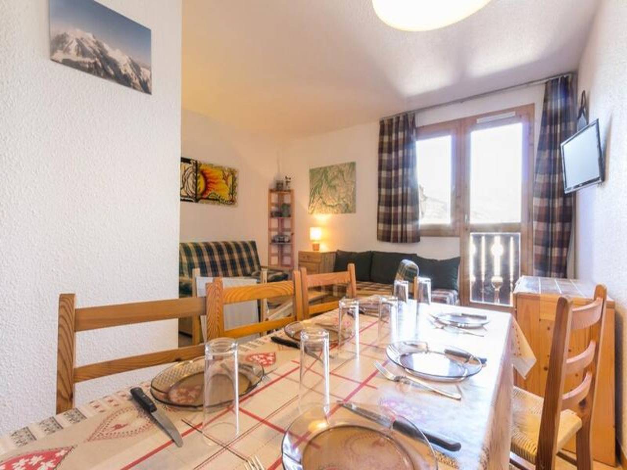 Apartamento entero, Apartamento en Montchavin, cerca del teleférico in La Plagne, Bellentre