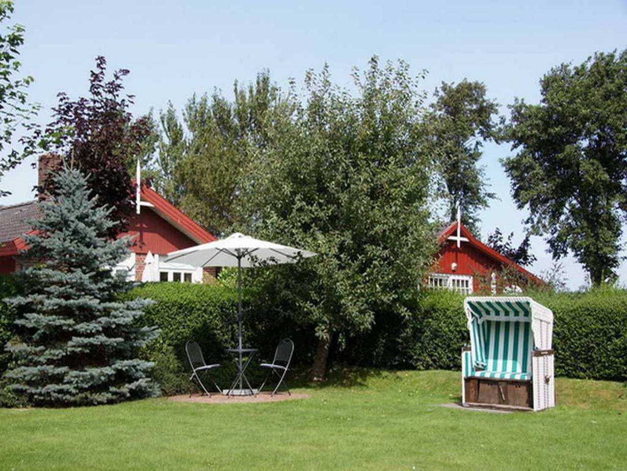 Buurnstrat 20b - Komfort. Reethaushälfte in Oevenum, Föhr