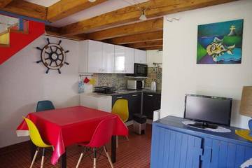 Gîte pour 4 personnes, avec jardin et terrasse à Larmor-Baden