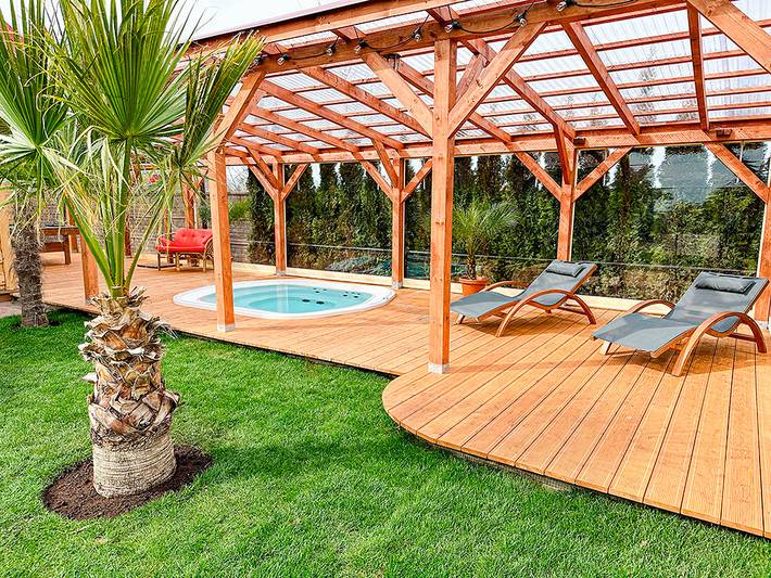 Ferienhaus für 8 Personen, mit Whirlpool und Terrasse sowie Garten und Sauna in Polen - 3