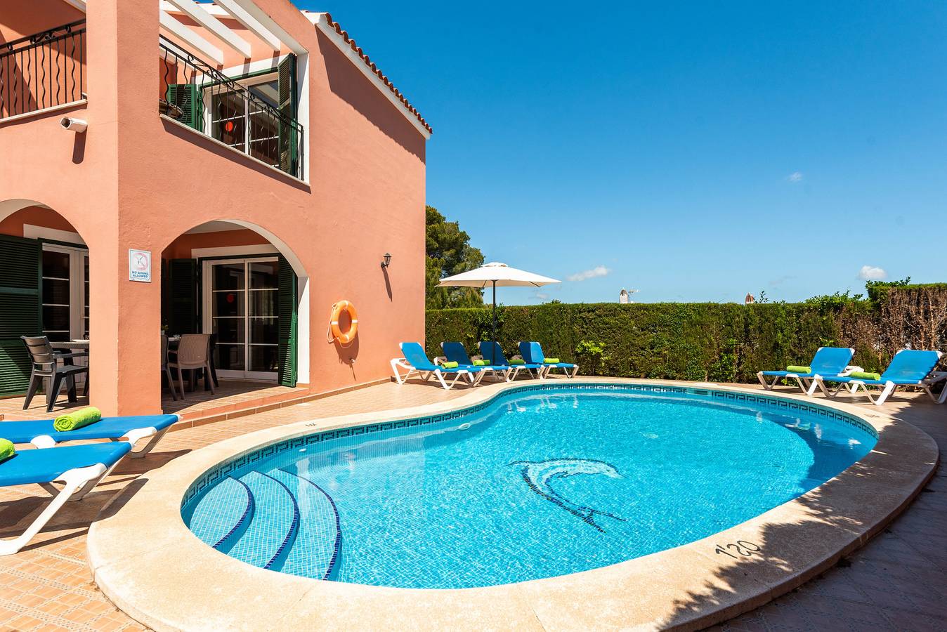 Villa für 6 Personen mit Terrasse in Serpentona, Ciutadella