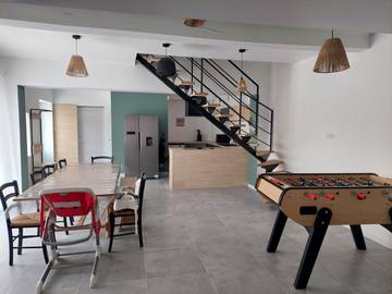 Gîte pour 10 personnes, avec terrasse à Saint-Romain-sur-Cher