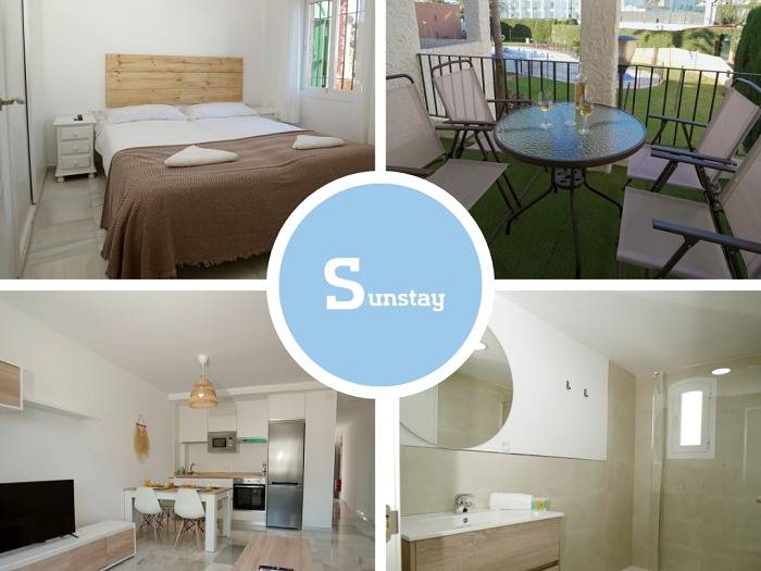 Ganze Ferienwohnung, Ferienwohnung für 4 Personen mit Terrasse in Playa Playazo, Nerja