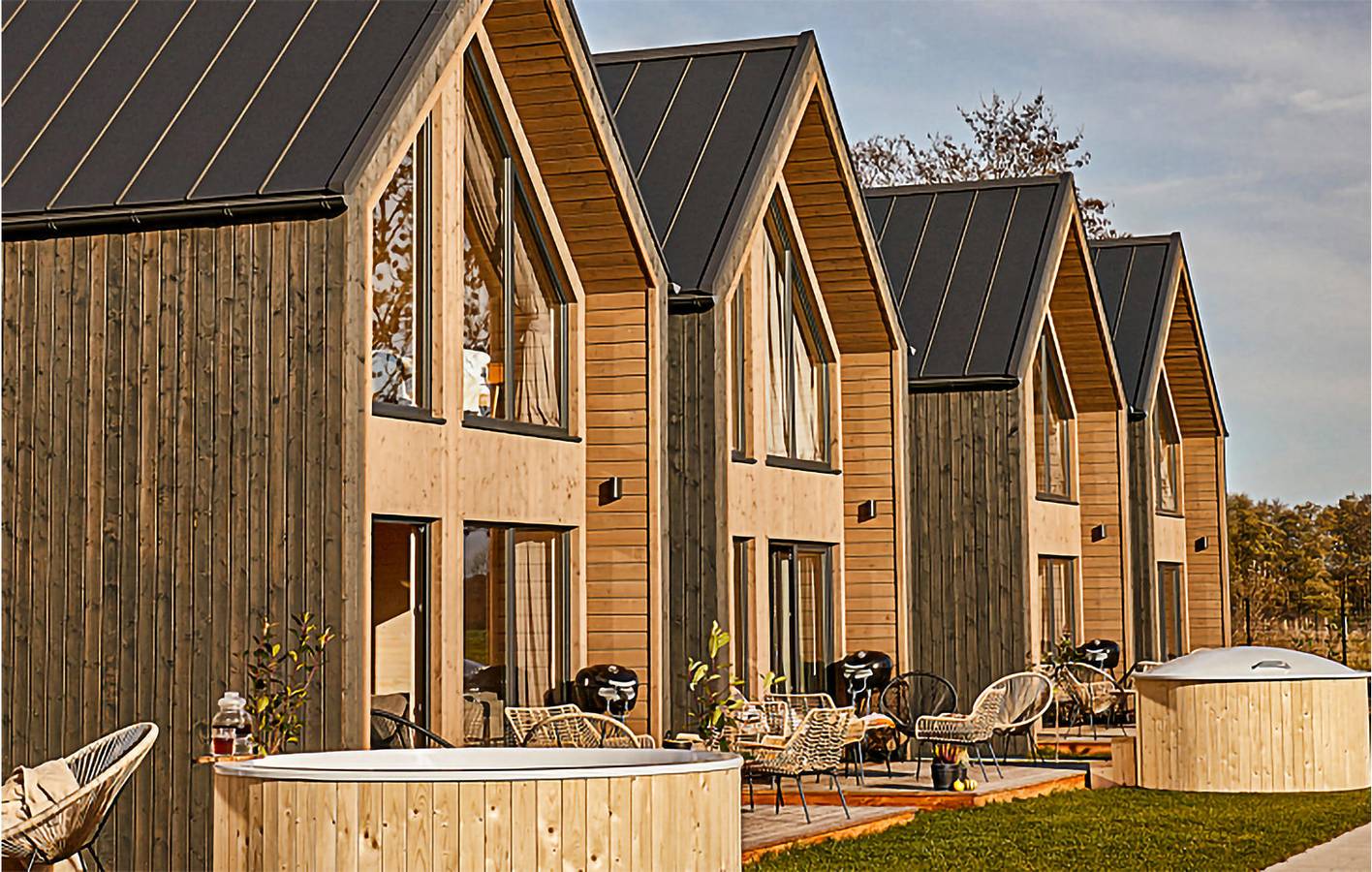 Ferienhaus für 7 Personen mit Terrasse in Trzęsacz, Powiat gryficki