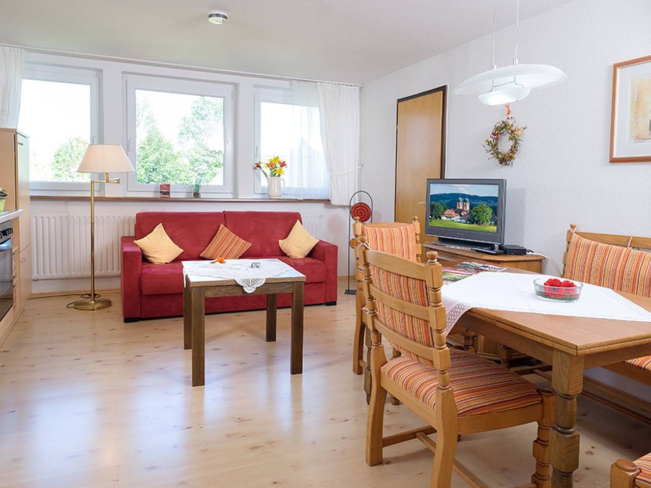 Ganze Wohnung, Ferienwohnung 'Meierhof, 38qm' mit gemeinsamer Terrasse, gemeinsamem Garten und Wi-Fi in St. Märgen, Südschwarzwald