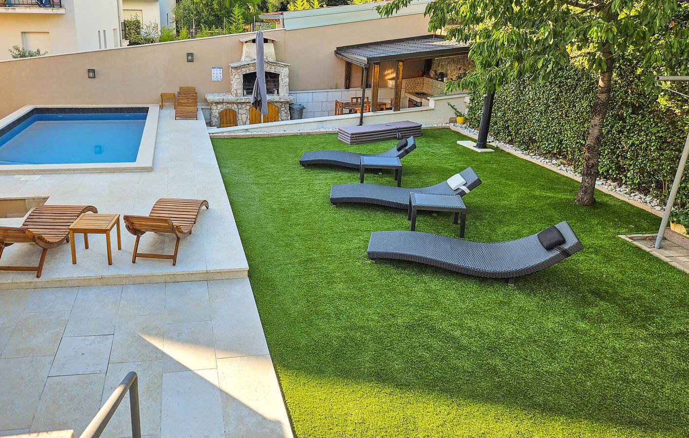 Cały apartament wypoczynkowy, Apartament wakacyjny dla 4 osób z taras in Dramalj, Żupania primorsko-gorska