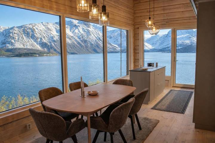Ferienhaus für 6 Personen, mit Garten und Ausblick, mit Haustier in Tromsø - 3