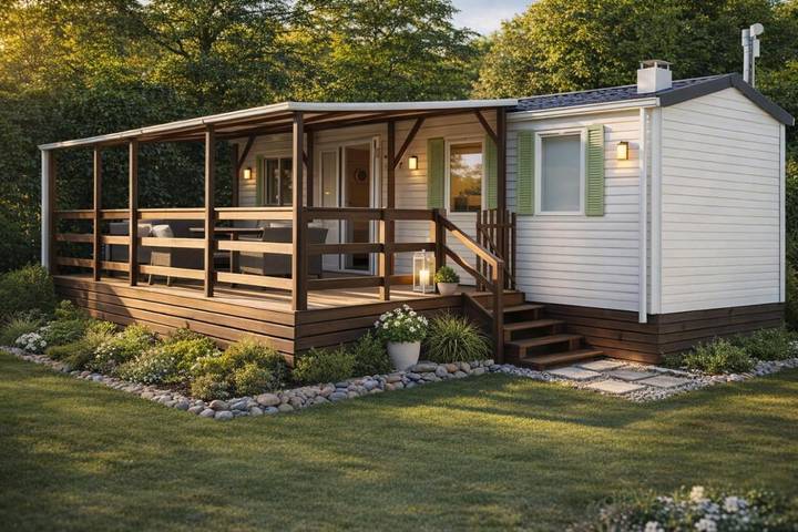 Location de vacances pour 4 personnes, avec jardin et piscine à Fontès