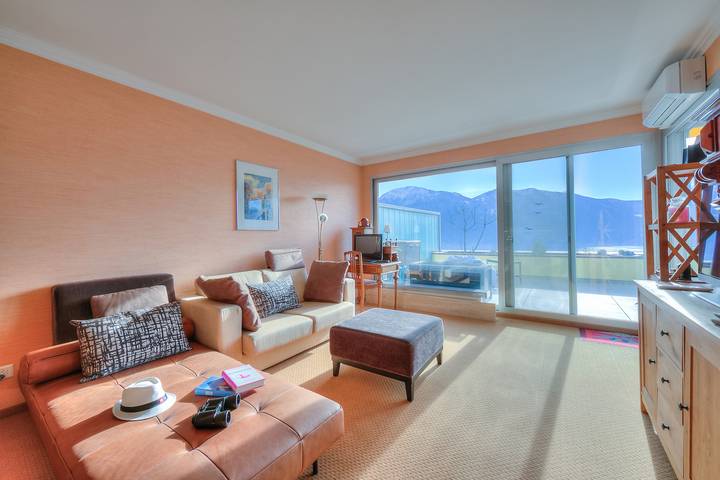 Gîte pour 4 personnes, avec terrasse ainsi que piscine et vue sur le lac à Locarno - 3