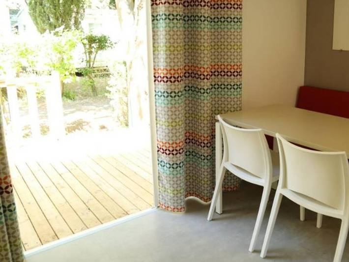 Camping Le Rebau  - Mobilheim 5 personen - Pmr in Montblanc, Mittelmeerküste (Frankreich)