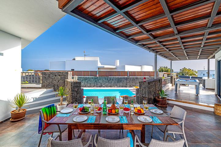 Villa für 10 Personen mit Garten in Puerto Calero, Yaiza