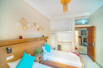 Gîte pour 2 personnes, avec terrasse et vue, animaux acceptés dans Tamraght Ouzdar