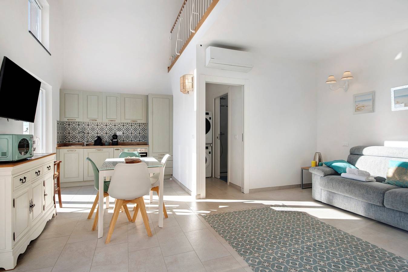 Apartamento entero, Apartamento 'Agriturismo Le Pale - Giuli 2' con vistas al mar, Wi-Fi y aire acondicionado in Bogliasco, Riviera Italiana