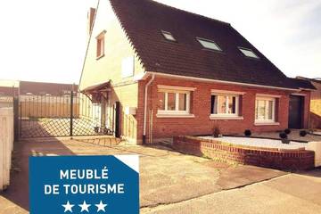 Gîte pour 8 personnes, avec jardin et terrasse à Grande-Synthe