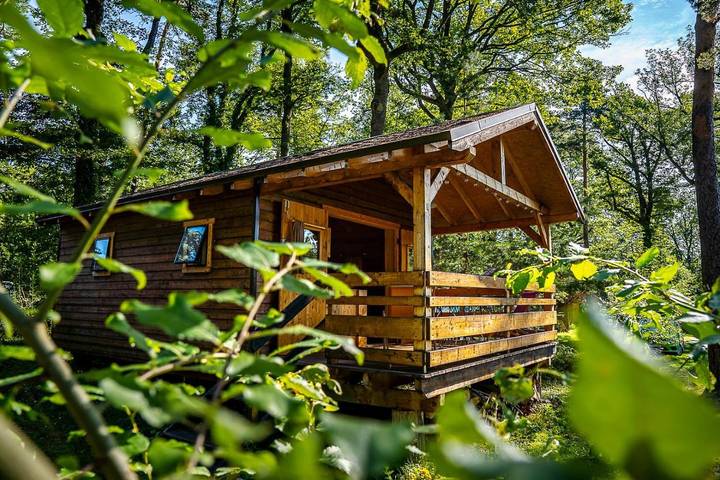 Camping pour 4 personnes, avec vue ainsi que jardin et terrasse en Alsace - 2