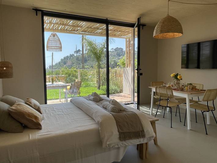 Ferienwohnung für 4 Personen, mit Terrasse und Garten