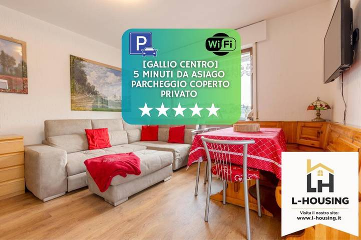 Appartamento per 6 persone, con Balcone e Terrazza nonché Panorama a Gallio