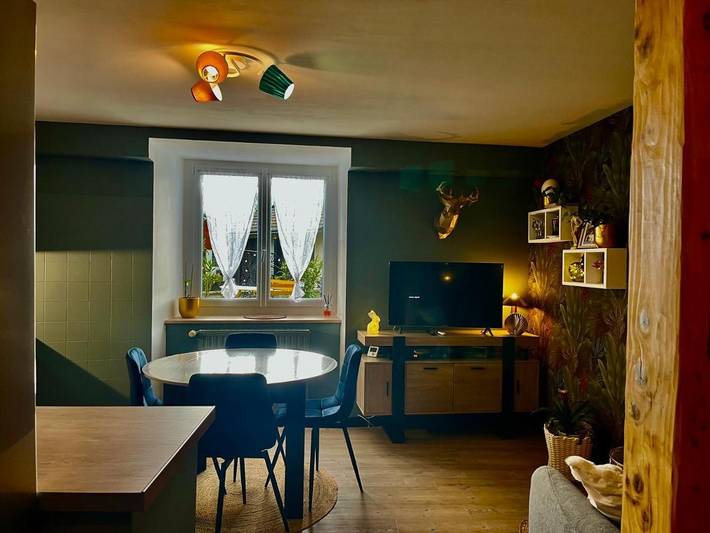 Gîte pour 2 personnes, avec terrasse et vue à Ignaux - 4