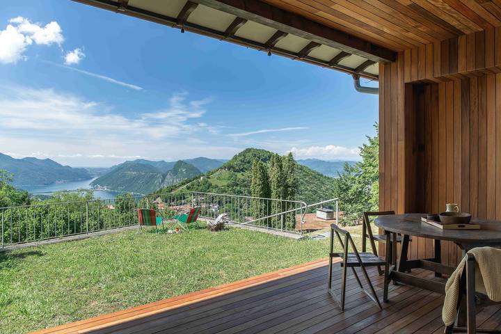 Ferienhaus für 2 Personen, mit Seeblick in Lugano