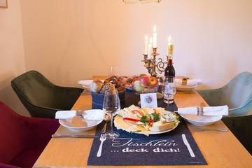 Gîte pour 4 personnes, avec terrasse et jardin, adapté aux familles à Markdorf