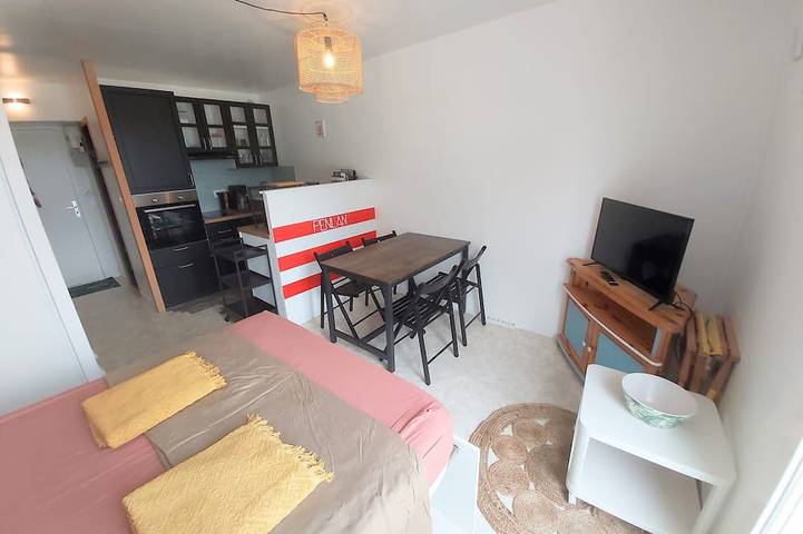 Ganze Wohnung, Studio de la plage - Pen Lan in Billiers, Côte des Mégalithes