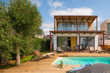 Villa für 6 Personen, mit Ausblick und Garten in Chalkidiki