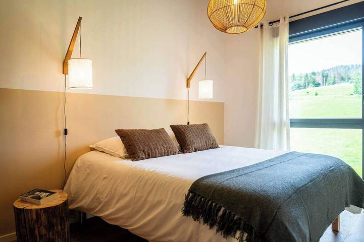 Appartement entier, Sauna & bain nordique - Vue panoramique - 8 pers in Prémanon, Parc naturel régional du Haut-Jura