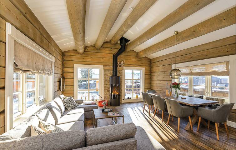 Ferienhaus für 8 Personen mit Sauna in Sjusjoen, Ringsaker
