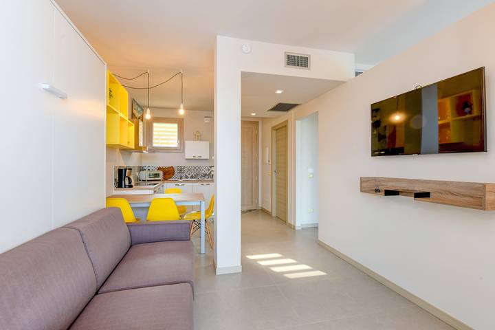 Studio für 4 Personen, mit Garten und Seeblick sowie Terrasse in Manerba del Garda - 4