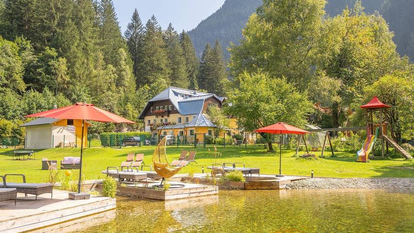 Ferienwohnung für 6 Personen, mit Sauna und Terrasse sowie Garten