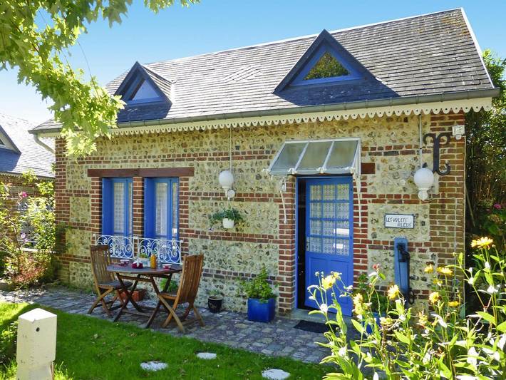 Location de vacances pour 2 personnes, avec Jardin à La Poterie-Cap-d'Antifer