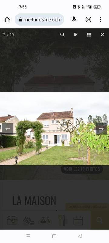 Gîte pour 6 personnes, avec jardin et vue à Lapalisse