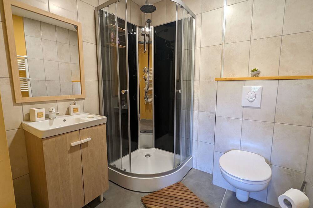 Chambre climatisée avec salle d'eau privative et accès jardin in Rehaupal, Saint-Dié-des-Vosges