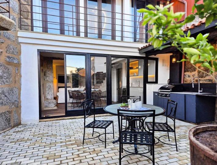 Casa de férias para 6 pessoas, com jardim e terraço, com animais de estimação em Lobios