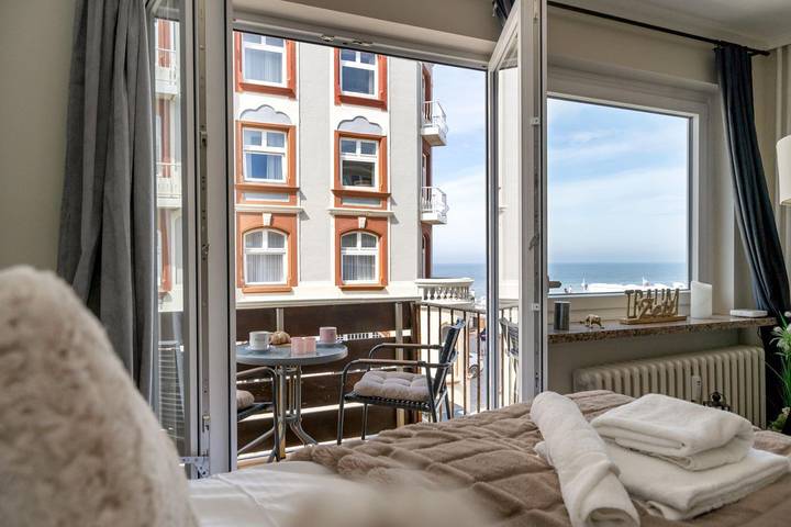 Ferienwohnung für 2 Personen, mit Balkon und Ausblick, mit Haustier in Westerland - 2