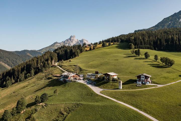 Ferienwohnung für 6 Personen, mit Terrasse und Garten sowie Pool und Sauna in Filzmoos