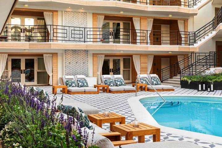 Hôtel pour 2 personnes, avec terrasse et piscine à Santa Monica